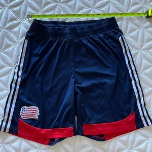 Adidas New England Revolution MLS soccer shorts